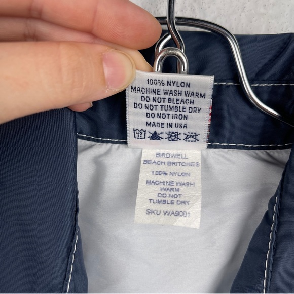 Birdwell Beach Britches Competition Jacket Navy and White Stripes Size M - Picture 3 of 13